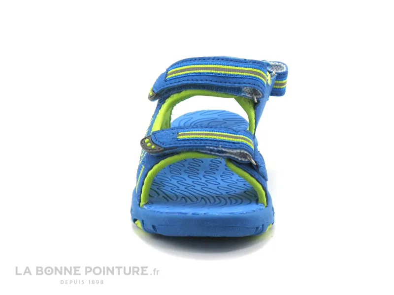 Achat chaussures LICO Enfant Nu-pieds, vente LICO 470101 Crispy V - Bleu Lemon - Sandale sport GARCON