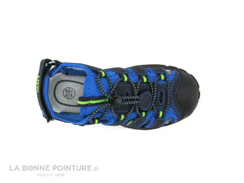 Achat chaussures LICO Enfant Nu-pieds, vente LICO Nimbo 470111 Bleu marine - Bleu ciel - Sandale sport