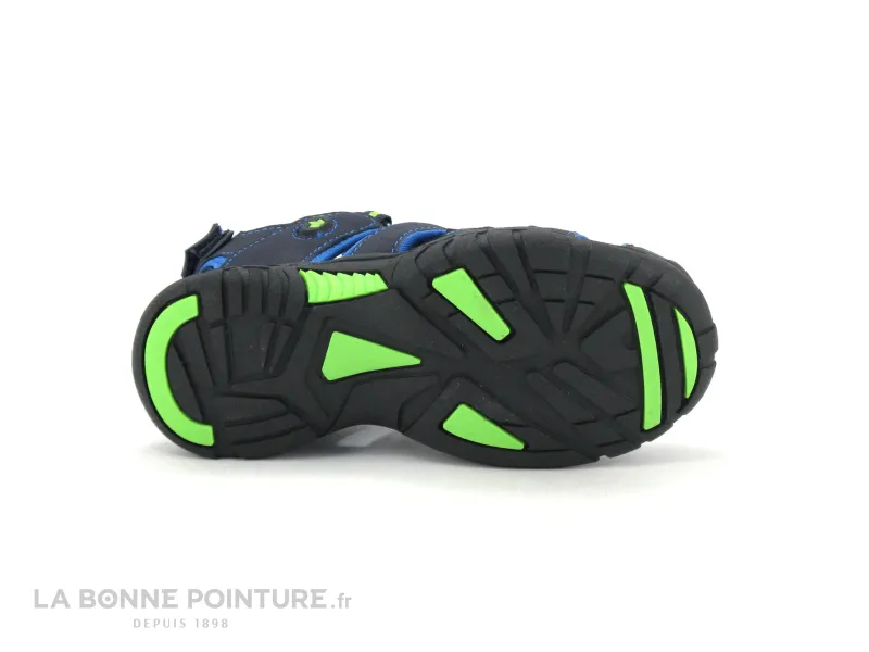 Achat chaussures LICO Enfant Nu-pieds, vente LICO Nimbo 470111 Bleu marine - Bleu ciel - Sandale sport
