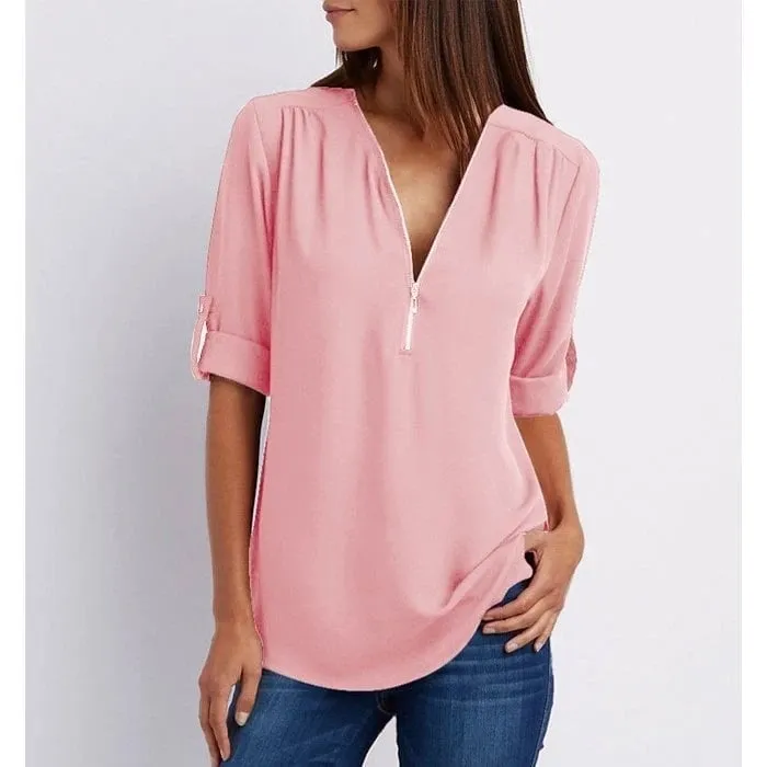 Blouse ample et élégante