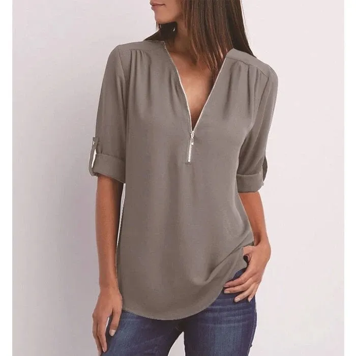 Blouse ample et élégante