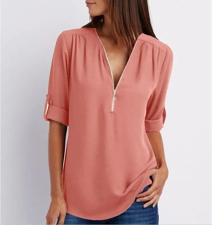 Blouse ample et élégante
