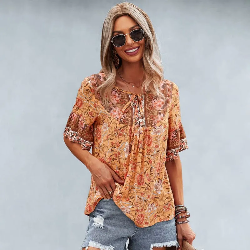 Blouse bohème fille