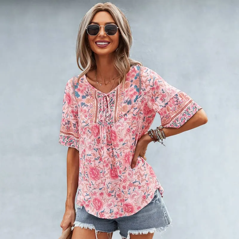 Blouse bohème fille