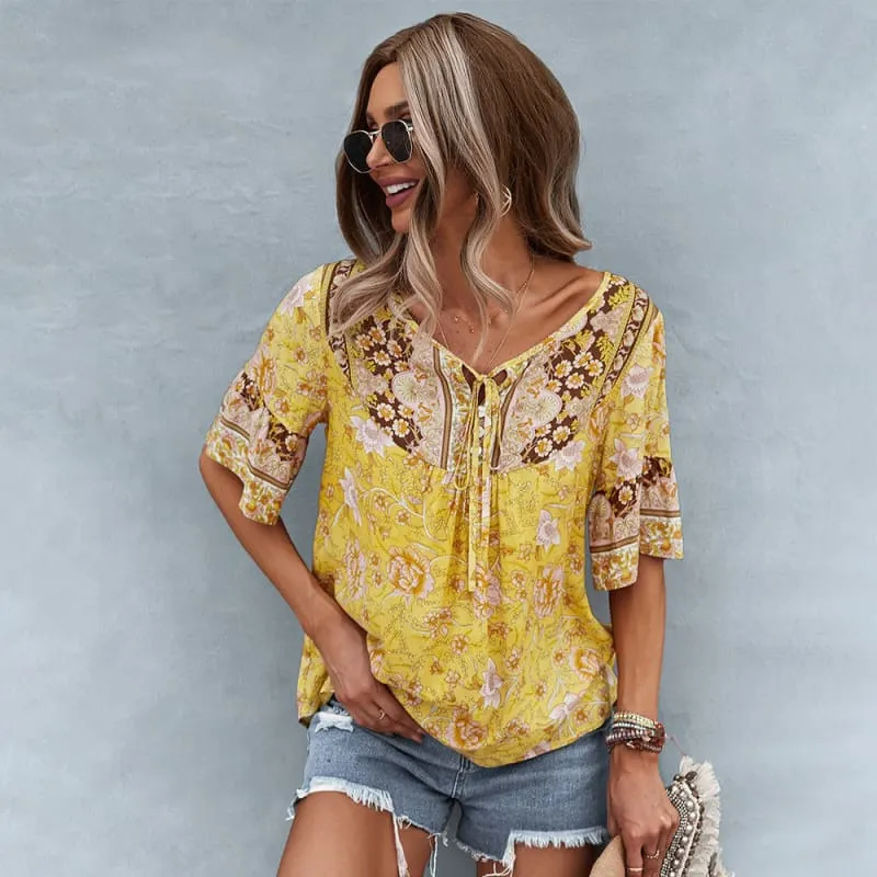 Blouse bohème fille