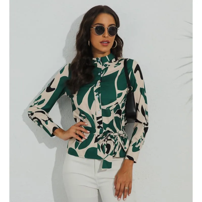 Blouse chic crème femme