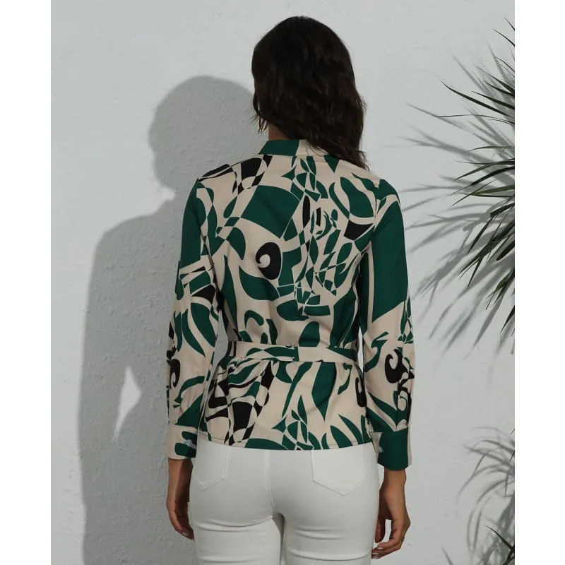 Blouse chic crème femme