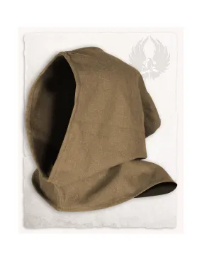Capuche Bron vintage en toile de coton sable ⚔️ Boutique Épées