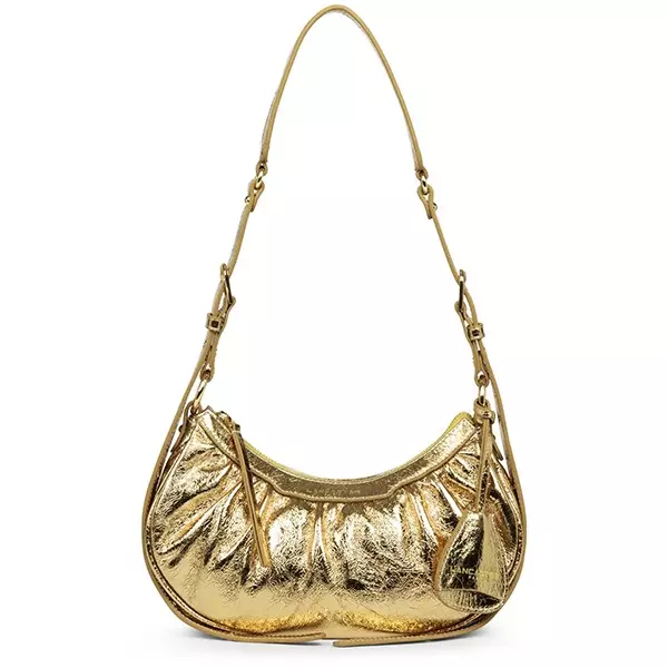 Lancaster - petit sac demi lune Retro & Glam Or