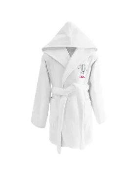 Peignoir de bain Ballon blanc personnalisé
