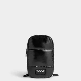 Sac pour téléphone Wouf 17 cm Black Glossy - Noir