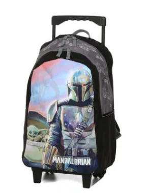 Sac à dos à roulettes Star Wars The Mandalorian | Sac à roulettes Star Wars The Mandalorian
