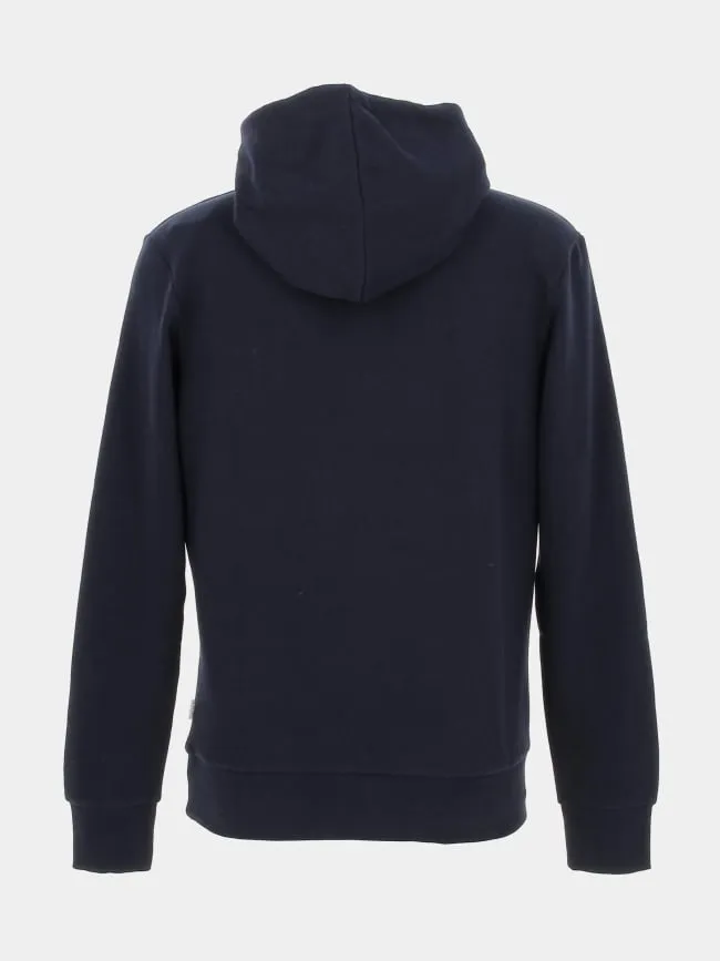 Sweat à capuche corporate bleu marine homme - Jack & Jones | wimod