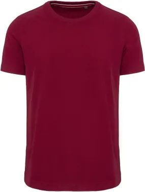 T-shirt manches courtes vintage - KV2106 - rouge - homme 