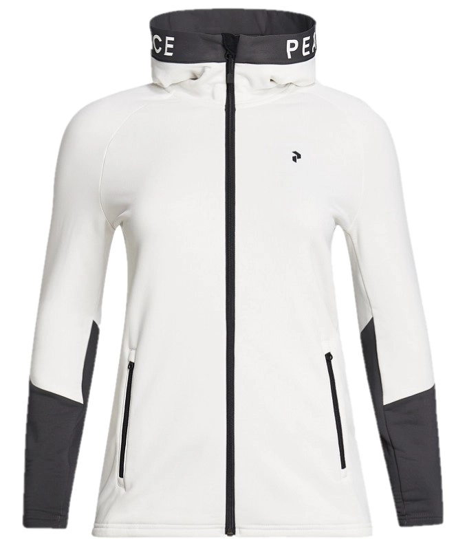 Veste Peak Performance Women Rider Zip Hood Offwhite 2021